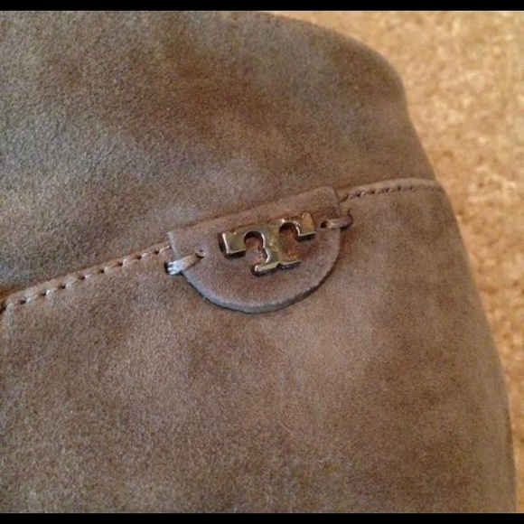 Tory Burch putty Grey Suede Boots - Picture 5 of 9